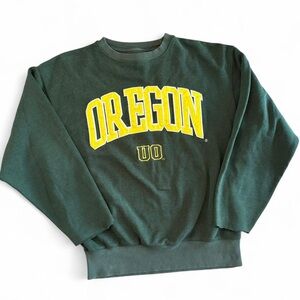 Vintage 90s University of Oregon Collegiate Crewneck, Size Large